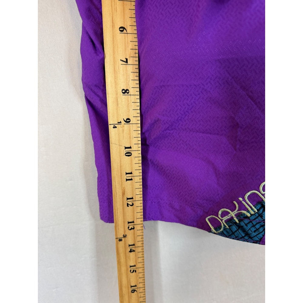 Dakine Mens Purple Black Mountain Bike Shorts with Padded Liner Size 30 8555803 - Picture 7 of 7